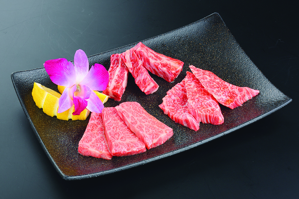 カルビ三種盛りの写真