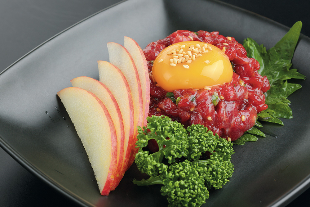 ユッケ刺し（馬肉）の写真